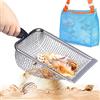 mciskin Pala a rete da spiaggia con borsa da spiaggia in rete per collezionare conchiglie, filtro per bambini e ragazze, giocattolo da spiaggia