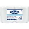 bulkysoft Bobina multiuso 2 veli Wiper 125 m in cellulosa - bianco - Bulkysoft conf. 2 rotoli - 55921.E10