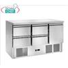 Tavolo Refrigerato, 1 Porta, 4 Cassetti, Temp.+2 +8C, Statico, Classe E, mod.AK943-4D