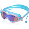 TINGJS Occhialini da Nuoto per Bambini Anti-Appannamento Occhialini da Piscina Protezione UV per Uomo Donna Unisex Adolescenti