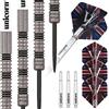Unicorn James 'The Machine' Wade Premier - Set di Freccette Professionali con Punta in Acciaio, Corpo in tungsteno Naturale al 90%, 22 g