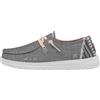 HEYDUDE Hey Dude Wendy Boho - Scarpe Donna Slip-On Sneakers - Mocassini, Grey, 36