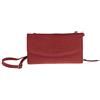 Kate Lee avec intérieur Portefeuille sac à Bandoulière En Cuir, NLIYANE Rouge Interno Portafoglio Porta Carte Borsa a Tracolla Due Spallacci in Pelle e Catena Donna, Corail Rosso, Petit