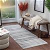 Livabliss Bruges Tappeto Salotto Moderno Astratto Tappeto Soggiorno, Camera da Letto, Pranzo Moderni Tappeti Effetto Marmo, Morbido e Pelo Corto, Ampio 80x220 cm, Grigio, Avorio e Blu Marino