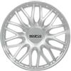 Sparco Spc1396Sv Set Copricerchi 4 Pezzi Roma 13 Pollici Argento, Silver