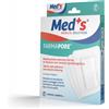 FARMAC-ZABBAN SpA Medicazioni Adesive Sterili con Cerotto 12x12cm FarmaPore Med's 5 Pezzi