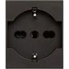 Vimar Presa 2P+T 16A universale nero colore nero serie Linea vimar 30210.G