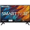 Hisense Smart TV 32 Pollici HD Ready Display DLED colore Nero - 32A4K