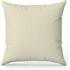 Olibo' Srl Cuscino cm 42x42x12 cm Sfoderabile Color Panna