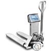 transpallet pesatore di precisione in acciaio inox