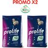 Zoodiaco Crocchette per cani Prolife sensitive grain free salmone fresco e patate adult medium/large nutrigenomic 10 Kg PROMOX2