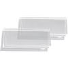 SIGEL TA150 Porta-carte con fissaggio a incastro, acrilico, per tutti i formati di menu, 2 pz