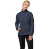 Jack Wolfskin Kiruna-Giacca W, Pile Donna, Blu Notte, XL