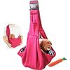 Treer Borsa Cane 7kg, Borsa per Cani Piccola Taglia Borsa Cane Taglia Piccola Marsupio per Cani Borsa a Tracolla per Cucciolo di Gatto Piccoli Animali Viaggio Escursionismo (Taglia Unica,Rosa)