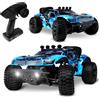 Overmax Hooligan Grande Auto Telecomandanta Scala 1:10 Auto RC Velocità 35km/h, Portata 100metri Macchina RC 4x4, Luci LED, Ruote 10cm, Sospensione Olio-Molla, 2 Batterie
