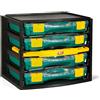 Tayg 1 Multibox con 4 astucci con divisori mobili 22-26, 335x250x275mm