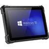 PiPO X4 - Rugged Tablet PC resistente a urti, acqua e polvere (IP67) con Windows 10, Display 10.1 IPS Full HD, Intel Pentium J4205, 6 GB DDR4, Memoria 128 GB, HDMI, Wi-Fi AC, Ethernet