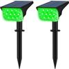 T-SUNUS Faretti Solari da Giardino, Luci Solari Esterno IP65 impermeabili, 2 Livelli di Luminosità per Cortile Patio Piscina Alberi