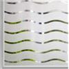 LEMON CLOUD Niente Colla Statici Autoadesivi Pellicola Vetri Finestre Motivo Onde Anti-UV Aggrappano Privacy Adesivo per Bagno Cucina Salotto a Casa da Decorazione 44,5x400cm