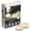Spaas 24 candele profumate in tazza trasparente trasparente, 4,5 ore, rossore sensuale