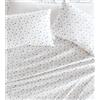 Linen Market Hotel Collection Linen Market LM Pattern 4PC Set di Lenzuola, Microfibra, Morbido Floreale Azzurro, King