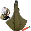 Treer Borsa Cane 7kg, Borsa per Cani Piccola Taglia Borsa Cane Taglia Piccola Marsupio per Cani Borsa a Tracolla per Cucciolo di Gatto Piccoli Animali Viaggio Escursionismo (Taglia unica,Verde oliva)