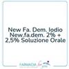 New Fa. Dem. Iodio New.fa.dem. 2% + 2,5% Soluzione Orale