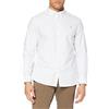 Farah Brewer Cotton Oxford Slim Fit Shirt Camicia, Bianco, M Uomo