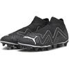 PUMA Future Match+ LL FG/AG, Scarpe da Calcio Uomo, Black Silver, 46.5 EU