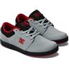 DC Shoes Crisis 2, Scarpe da Ginnastica, Grigio/Rosso, 29 EU