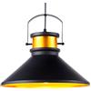 Versanora Vn-L00036-Eu Plafoniera, Nero/Oro Rosa