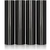 RAGO® Film estensibile imballaggio 4 pezzi 9,5 × 9,5 × 40 cm 300m Pellicola imballaggio trasloco nero Plastica per imballaggio Industriale e per Pallettizzazione 300 m