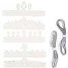 Creativ TeACH Me Maschere di cartone, bianco, taglia unica
