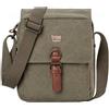 Troop London Borsello a tracolla Troop London Classic Canvas Khaki TRP 211