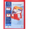 Krea Cover Exacompta Krea Cover 43503E - Cartellina di presentazione in polipropilene DIN A4, colore: Rosso, 10 Pezzi