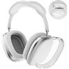 Ainiv Cover Compatibile con AirPods Max, Cover Trasparente in TPU Morbido Antigraffio Compatibile con AirPods Max, Anti-Impronta Digitale, Antigraffio & Anti-Polvere (Colore Trasparente)