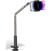 JSAUX Supporto per telefono per scrivania e letto, supporto flessibile per telefono universale 360 pigro lungo braccio morsetto clip supporto per telefono per tavolo comodino compatibile con iPhone 14