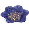 Sospiri Venezia Svuotatasca Piatto Soprammobile Ciotola Albero della Vita Vetro Murano Decorato Murrine e Foglia Oro Idea Regalo Realizzato a Mano Made Italy (13x13 cm)