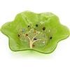 Sospiri Venezia Svuotatasca Piatto Soprammobile Ciotola Albero della Vita Vetro Murano Decorato Murrine e Foglia Oro Idea Regalo Realizzato a Mano Made Italy (19X19 cm)