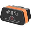 vgate OBD Bluetooth, icar 2 BLE4.0 OBD2 Adapter OBD Strumento di Scansione Lettore Codice Auto per iOS, Android e Windows (Nero/Arancione)