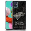 Head Case Designs Licenza Ufficiale HBO Game of Thrones Stark Sigilli Scuri Custodia Cover in Morbido Gel Compatibile con Samsung Galaxy A51 (2019)