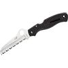 Spyderco C89SBK - Coltello Tascabile Atlantic Salt, antiruggine, Colore: Nero
