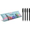 Pentel BL417R penna roller gel Energel Eco 96% materiale riciclato 0,7 mm nero 4 pz