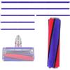 JidRMC Spazzola Morbida a Rullo di Ricambio per Dyson, 23.6 CM Ricambio per Aspirapolvere, con 6 Pcs Strisce in Feltro per Aspirapolvere, Accessori per Dyson V6 V7 V8 V10 V11