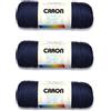 Caron Simply Soft Dark Country Blue Filati - 3 confezioni da 170 g/6 oz - acrilico - 4 medie (pettinate) - 309 m - maglia/uncinetto