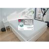 Abeil Protegge Materasso Tencel® PU Impermeabile 160 x 200 Jersey Bianco 200 x 160 cm