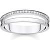 Thomas Sabo Anello da donna doppia fila in argento sterling 925 TR2316-051-14