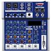 Audiodesign Pro Mixer audio professionale, console con 4 canali, bluetooth, 24 effetti DSP