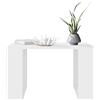 ML DESIGN modern living ML-Design Tavolino da Salotto Quadrato 65 x 65 x 40 cm Bianco Tavolo Basso in Truciolato Rivestito in Melamina per Soggiorno Divano Ufficio Lounge Sala d'Attesa Design Moderno