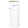 GERMANIA DIE MÖBELMACHER GW-Pescara 2753-513 Armadio, Bianco/Imitazione Rovere Navarra, (L/H/P), 39 x 112 x 34 cm